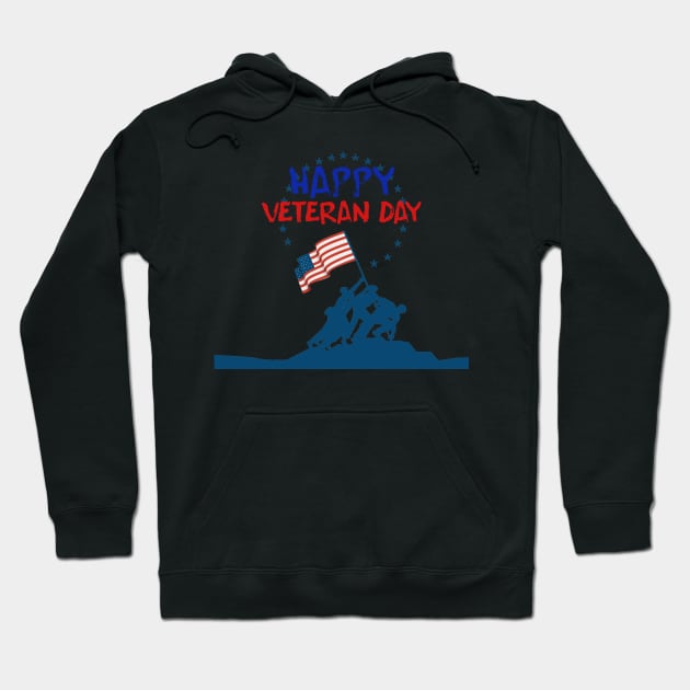 Veterans Day gift freedom father grandpa Hoodie by Flipodesigner